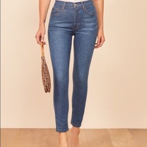 Reformation Serena High Skinny Crop jeans